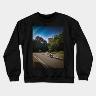 Central Park Biking Manhattan NYC Crewneck Sweatshirt